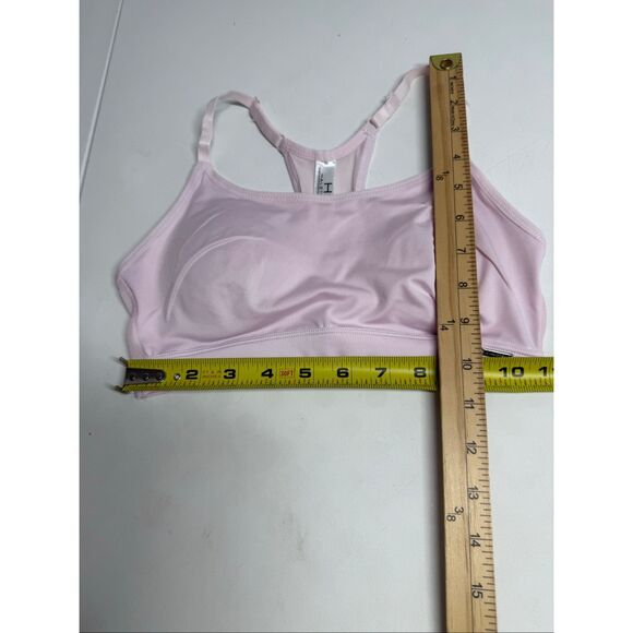 HALSTON Women's Large Seamless Mesh Racer Back Comfort Bra Pink Sz S - Picture 4 of 9